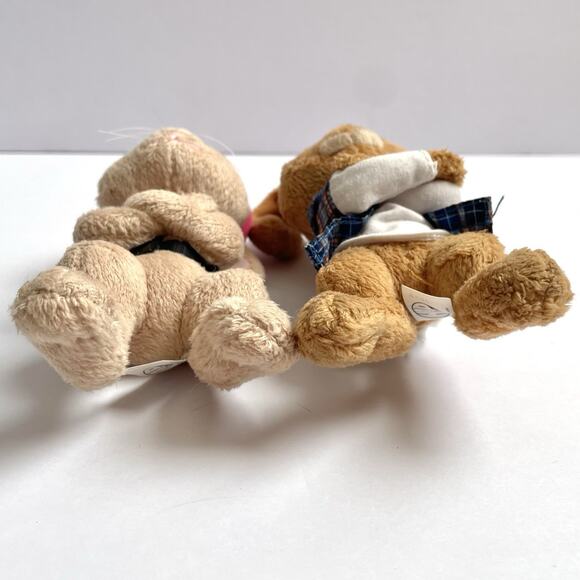 Hop The Movie Lot of 2 Mini Plush Bunny Rabbit 6" Boy Pink Beret Stuffed Animal - Picture 3 of 9